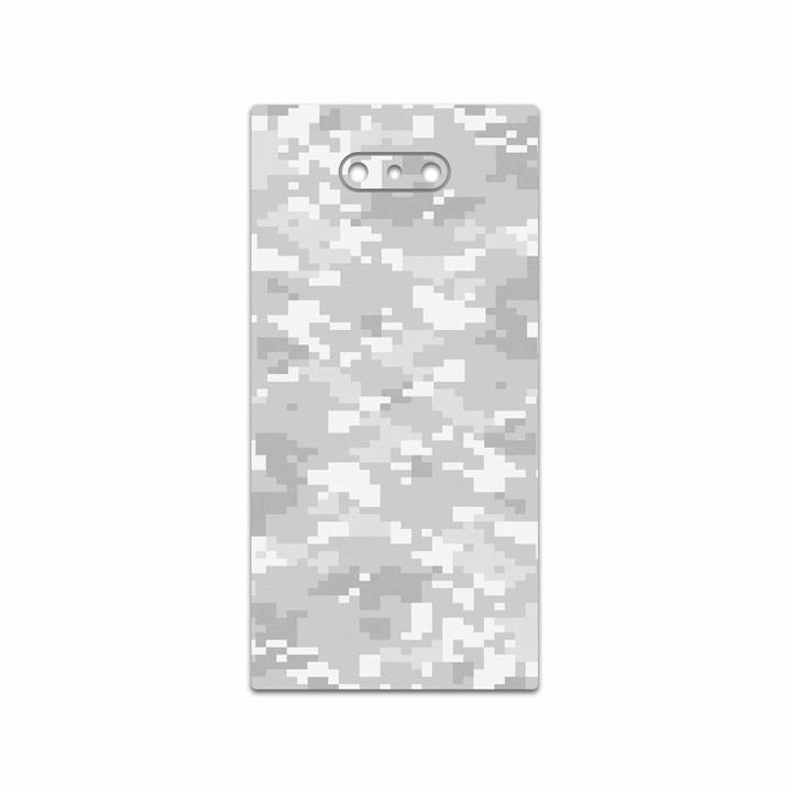 برچسب پوششی ماهوت مدل Army-Winter-Pixel مناسب برای گوشی موبایل ریزر Phone 2 MAHOOT Army-Winter-Pixel Cover Sticker for Razer Phone 2